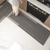 Rug for Kitchen Floor Mat Water-absorbing Non-slip Foot Mats Runway Long Carpet Black Carpets Minimalist Home Decoration Rugs 4