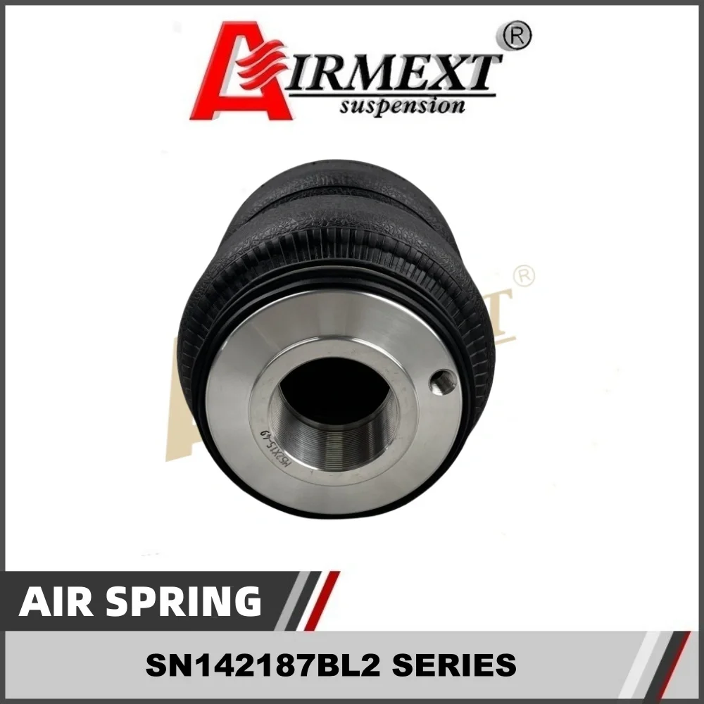 SN142187BL2-KS1-S/ Airlift 5813 핏 KSPORT 코일 오버 (스레드 M52 * 1.5)/에어 서스펜션 더블 벨로우즈 에어 스프링 공압/에어백