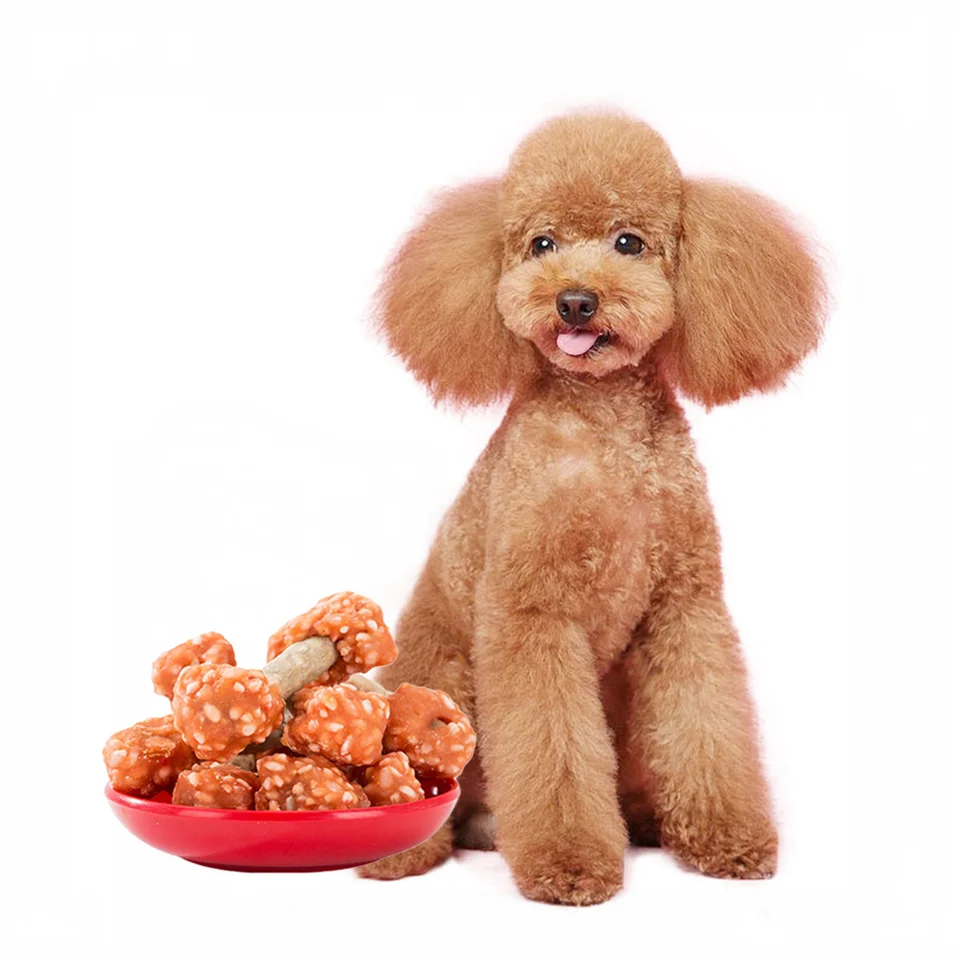 Natural Chicken Dumbbell Dog Treats With Rice