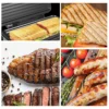 Electric sandwich maker Grill plate Panini  900W Cooking Kitchen Appliances Breakfast Waffles Machine Non-stick Iron Pan Sonifer 2