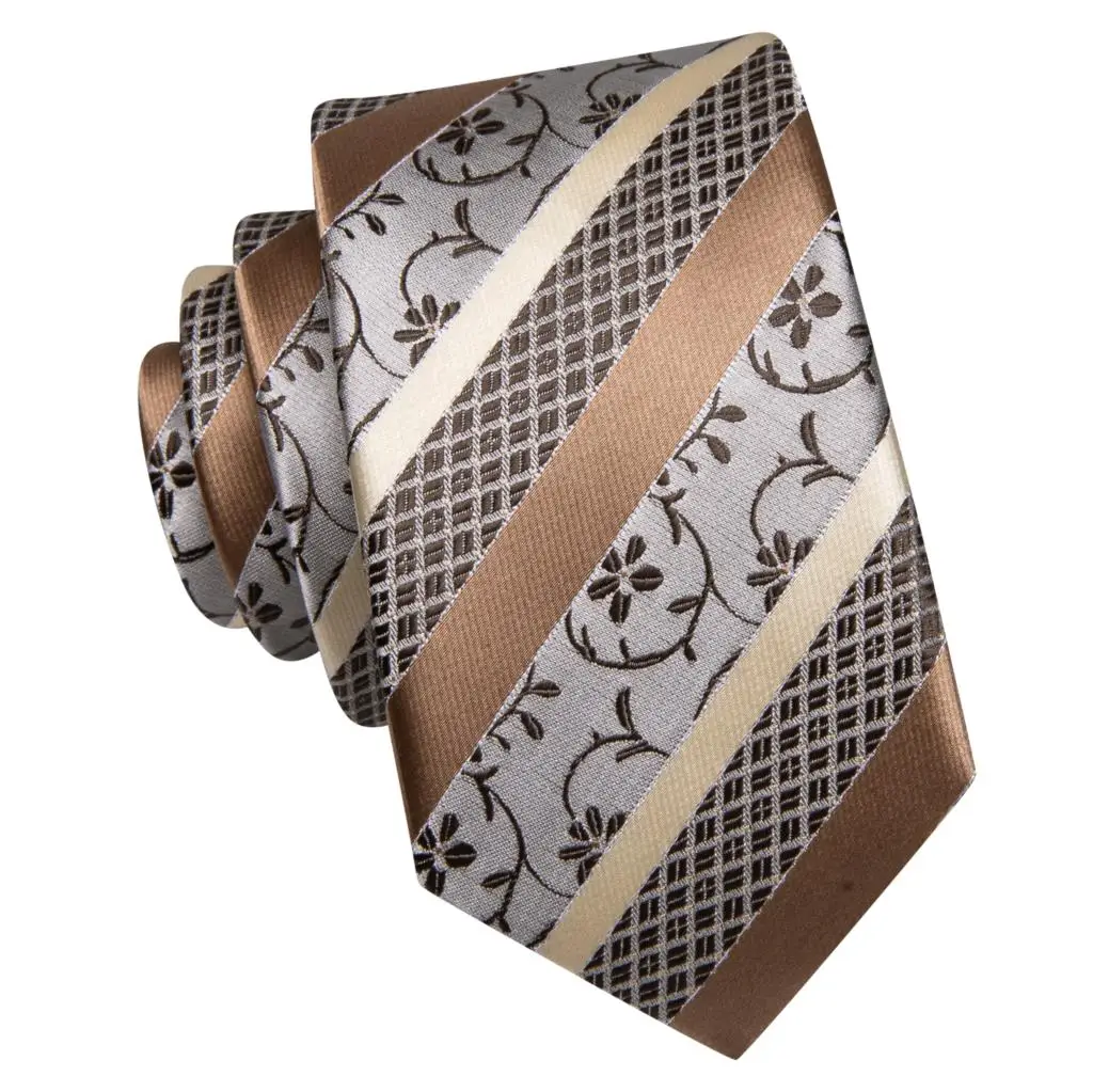 Woven Necktie Hi-Tie Boys Girls Champagne Solid Tie For Children Handky Child Silk Necktie 120CM Long 6CM Wide Student Kids Uniform Tie