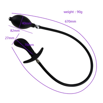 Super Large Inflatable Big Butt Plug Pump Anal Dilator Massager Expandable No Vibrator Anal Balls Sex Toys for Women Man Gay New 4