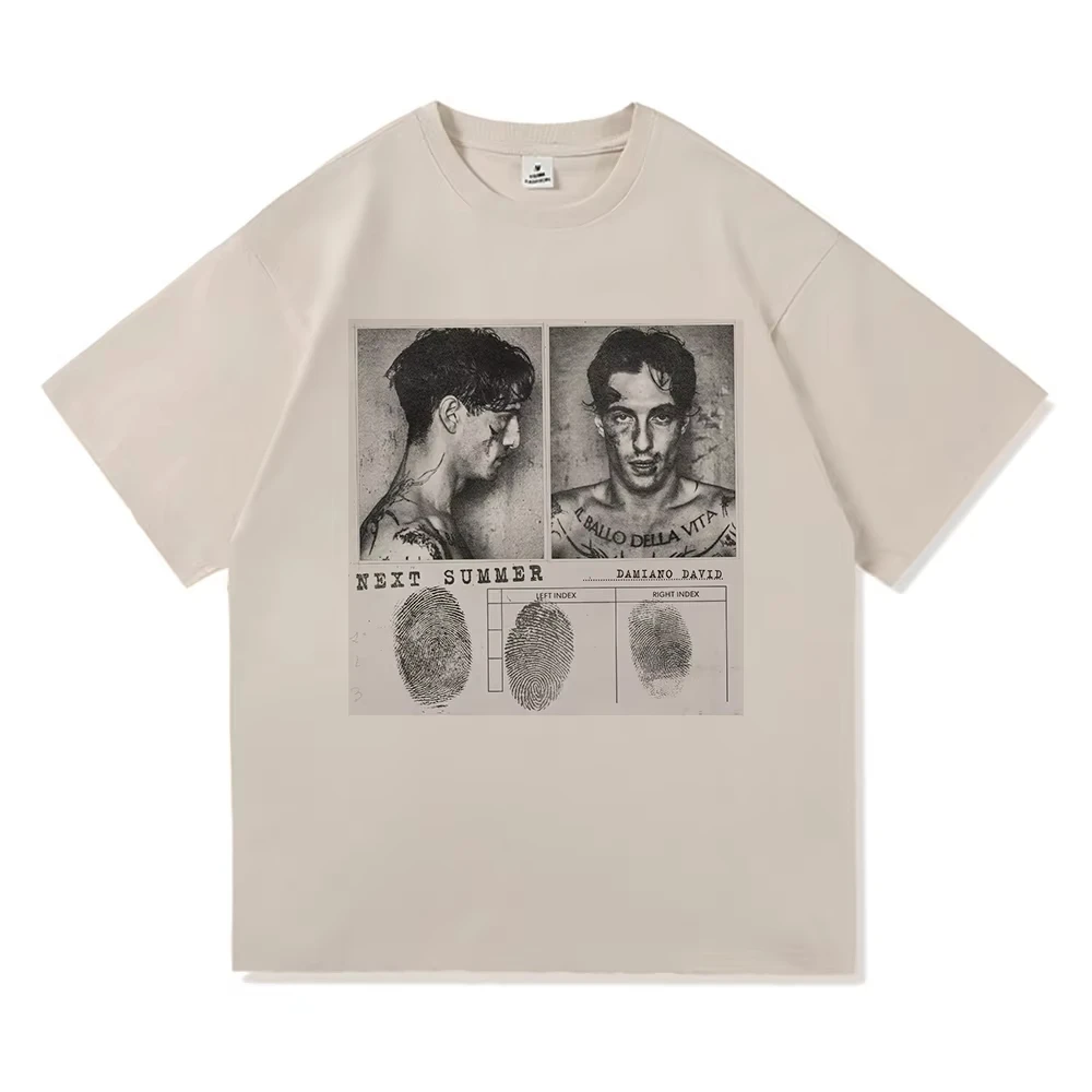 T-Shirt Damiano David "Il Ballo Della Vita" - Coton, Unisexe, Tailles XS-3XL, Design Vintage, Cadeau Pour Fans