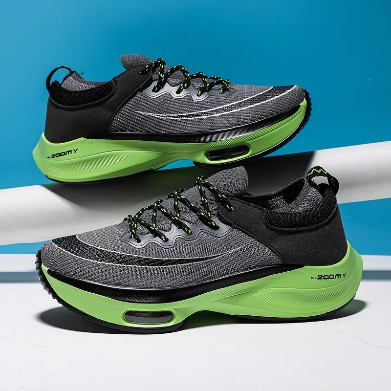 

Cunhas sapatos para mulher tênis de malha respirável casual sapatos femininos luz plana rendas-up verão tênis de caminhada