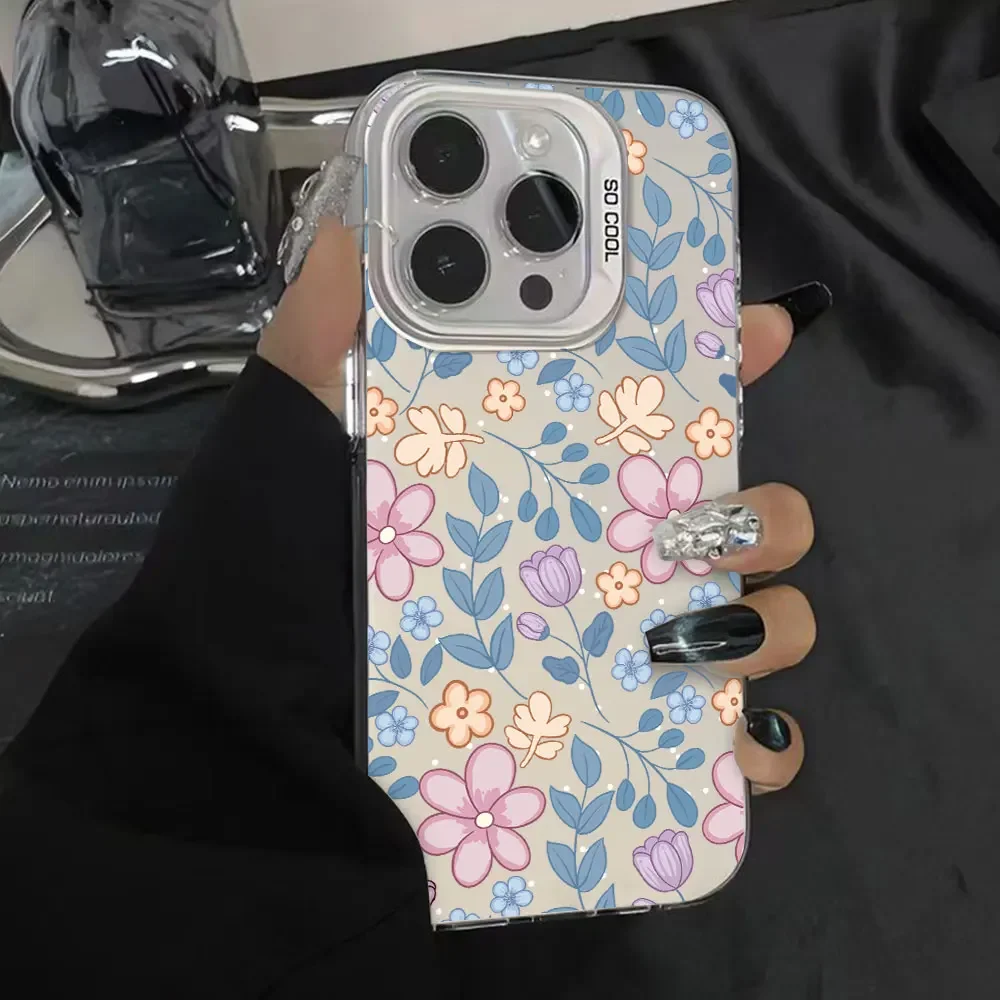 Luxury Flower IMD Phone Case Cover