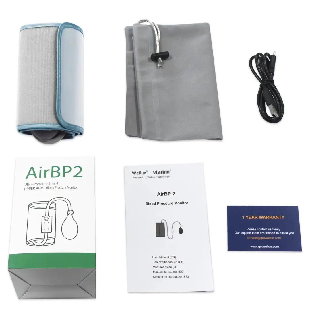 Bluetooth Portable Intelligent Blood Pressure Blood-oxygen Two-In-One Viatom BP1S Upper Arm Digital Rechargeable Sphygmomanomete