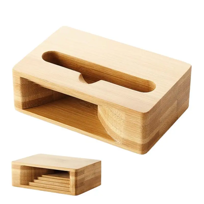 Wooden Acoustic Amplifier and Phone Stand