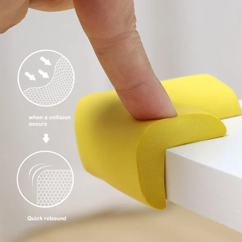 Children Protection Corner Soft Table Desk Safety Corner Baby Safety Edge Guards Furniture Protector Cover silicone table corner protector table corner protector table edge protector furniture anti collision strip 10PCS