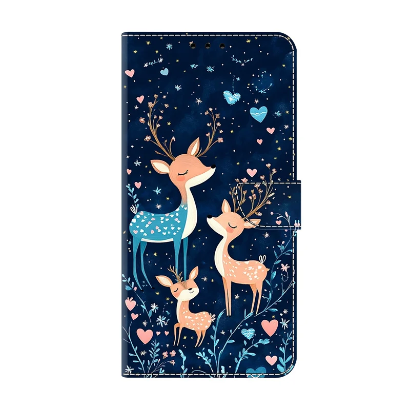 Cute Owl Wallet Leather Phone Case - Stylish Flip Cover