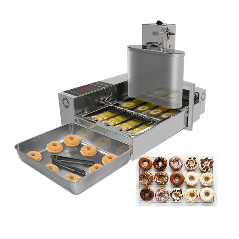 

High Quality Mini Automatic Donut Machine Commercial Fryer Maquina Para Hacer Dedonas Doughnut Donuts Maker Ball Making Machines