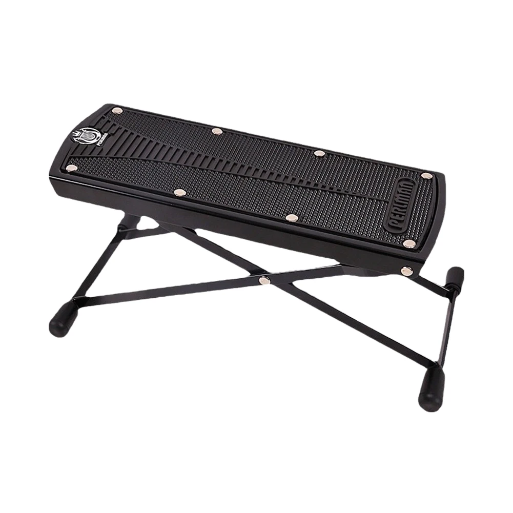 Foldable Guitar Pedal 6 Position Height Guitar Rest Step Footstool Guitar Foot Rest for Classical Guitar Player