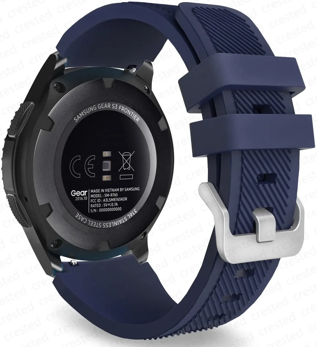 Soft Silicone Sport Strap - 22mm Bracelet