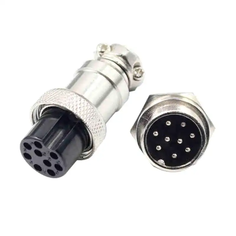 2PCS GX16 aviation plug socket connectors GX16-2P 3P 4P 5P 6P 7P 8P 9P 10P Pin core cable aviation plug connectors image 28