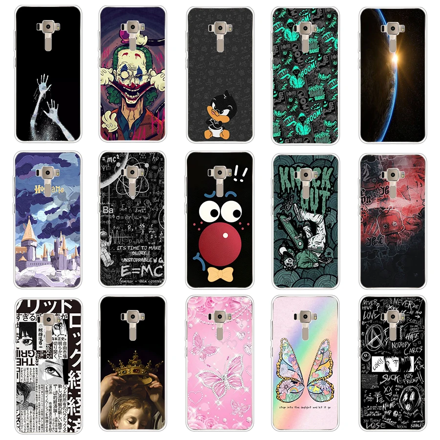 3 Per Asus Zenfone 3 Ze520Kl/3 Max Zc520Tl/Zc551Kl/3 Max Zc553Kl/Ze552K Custodia Tpu Custodia Protettiva In Silicone Morbido