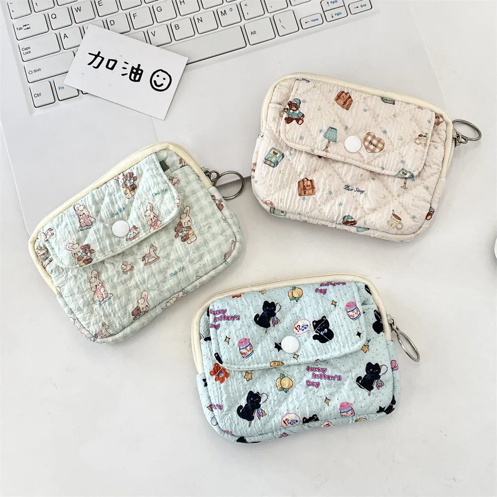 Cute Cartoon Small Travel Cosmetic Lipstick Earphone Card Portable Storage Bag Purse Women Gift Pouch In Make up Bags Organizer