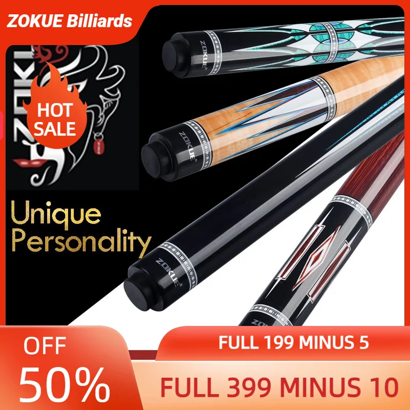 Zokue Biliardo Carom Stecca 12Mm Punta 142Cm Lunghezza Solid Maple Shaft Professional 3 Cushion Game Cue Coreana Cue Carom Libre Cue