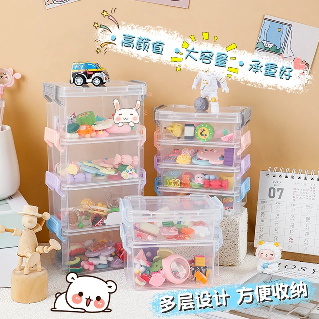 Sundries Box Multi-purpose DIY Mini Stickers Jewelry Organizer Box Set