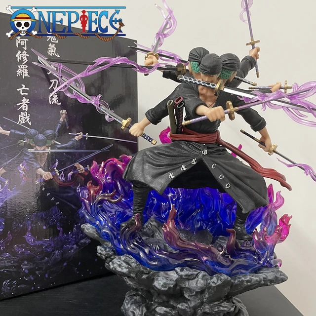 18cm One Piece Gk Roronoa Zoro Action Figure Interchangeable Head Figures Rengoku  Oni Giri Battle Scene Statue Pvc Figma Toys - Action Figures - AliExpress