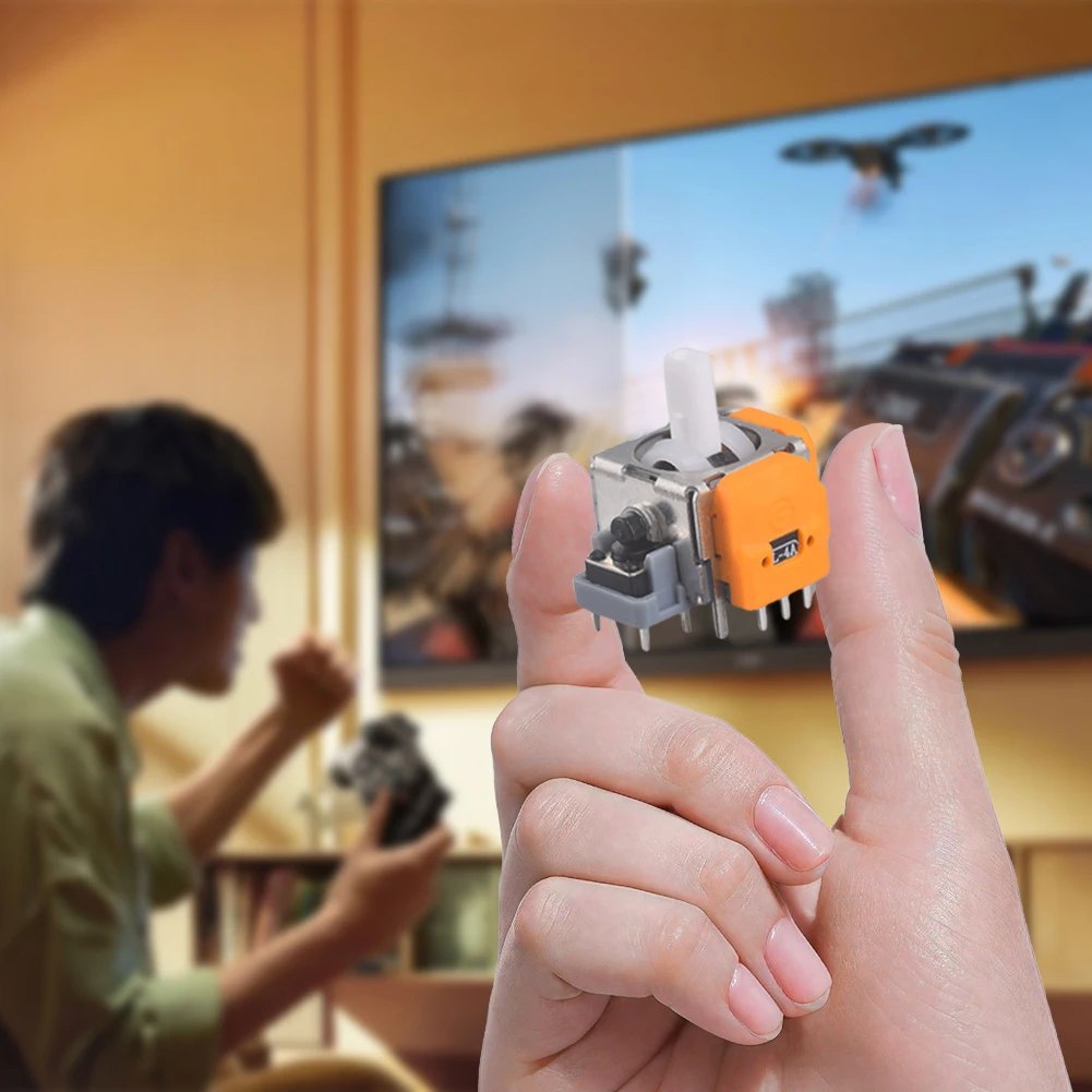 10Pcs 아날로그 스틱 센서 모듈 고정밀 드리프트 없음 썸스틱 모듈 수리 부품 XBox/Switch 용 PS4/5 용 조정 가능