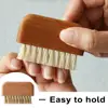 Bristle Nail Brush Solid Wood Gentle Cleaning Tool Removes Stains Convenient Nail Cleaning Brush for Hands Nails 3