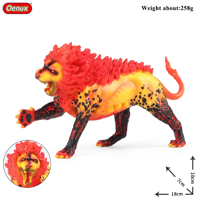 Enhanced Animal Action Figure Set - Dinosaur, Dragon, and More
