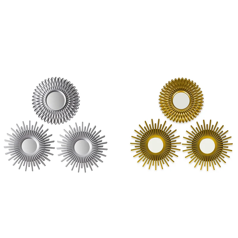 

Mirrors For Wall Pack Of 3 - Wall Mirrors For Room Decor & Home Decor Mirrors For Wall Decor Decorative Mirrors Retail