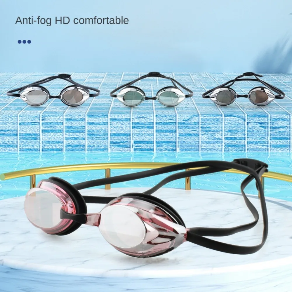 Professional Unisex Swimming Goggles Adjustable Waterproof Antifog Swimming Glasses 4