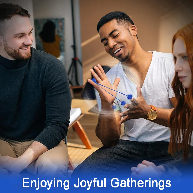 Stress Relief Fidget Toy with Paracord and Steel Beads