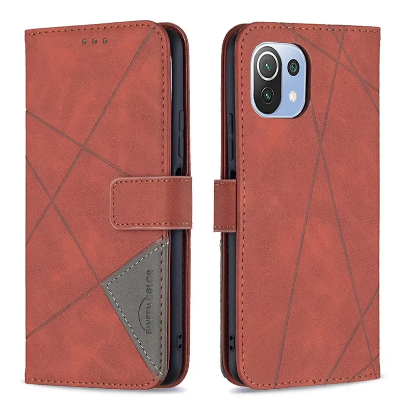 Flip on For Xiaomi Mi 11 Lite 5G Classic Phone Wallet Leather Case For Xiomi11 Mi11 Lite 11Lite Youth Coque Card Slot Back Cover 3