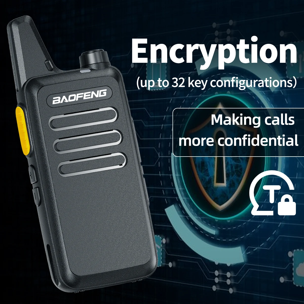 2PCS Baofeng BF-T20D GMSK Digital Walkie Talkie Noice Reduction Radio Encrypted Call Portable USB Charger VOX For Travel 6