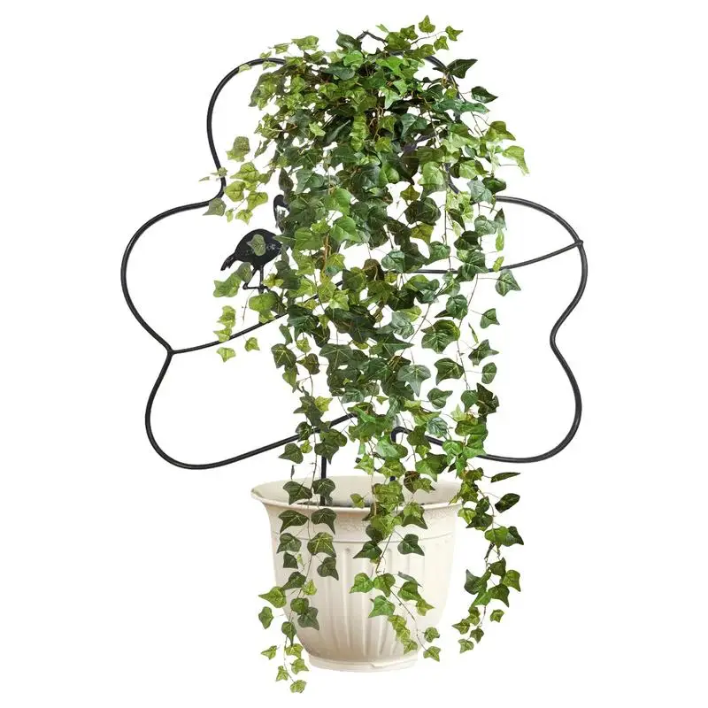 

DIY Plant Round Heart Shaped Support Frame Metal Garden Climbing Trellis Flower Vegetables Rattan Stand Plant Holder Garden Tool