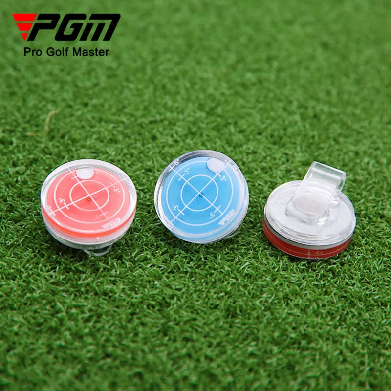 PGM Golf Supplies Level Cap Clamp Mark Magnetic Cap Clamp Ball Position Mark Red/Blue MK011