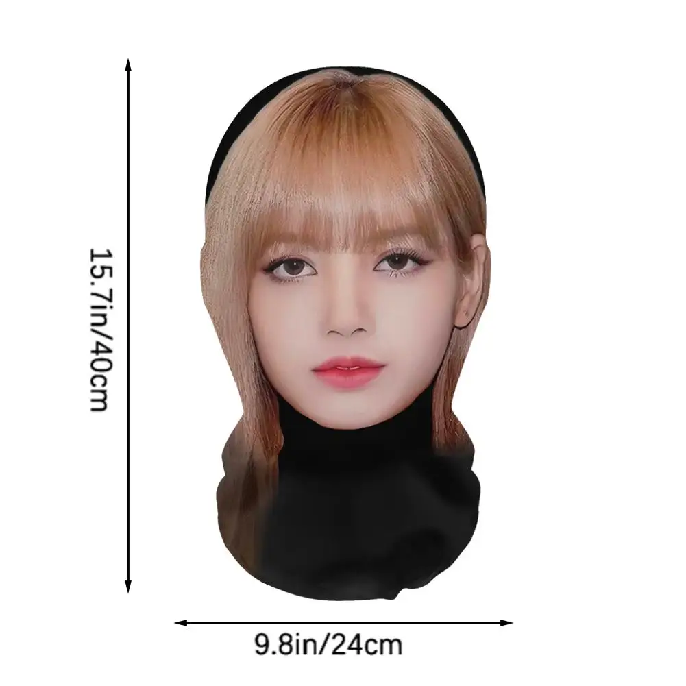 3D Printed Seamless Mask Celebrity Face Funny Head Cover Riding Scarf Cosplay Party Headwear Hip Hop Hood Balaclava