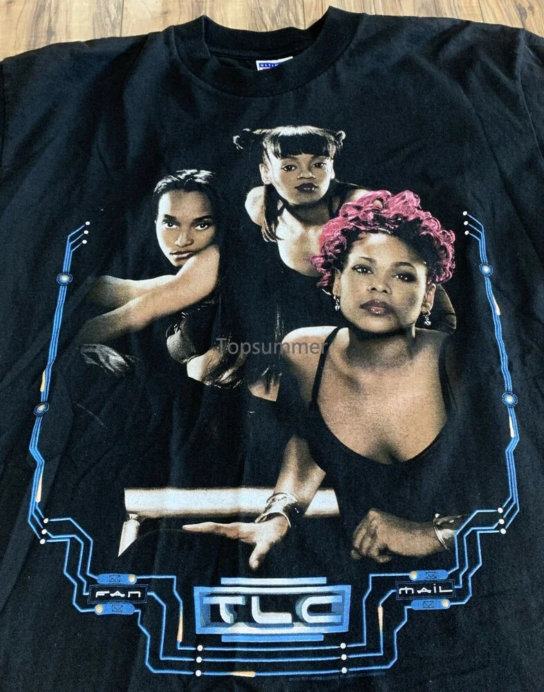 

Vintage 1999 Tlc Fan Mail Tour T-Shirt Size Men’S Xl Rap Tee