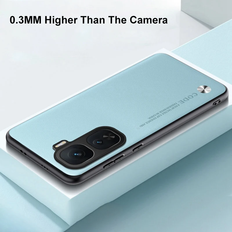 Luxury PU Leather Silicone Protective Phone Case - Premium Back Cover