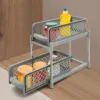 Pull Out Cabinet Organizer, Kitchen Cabinet Drawer, Under Sink Organizer Kitchen Bathroom Storage Organization 1