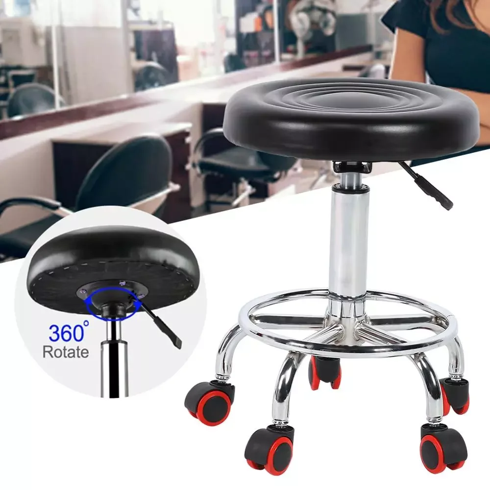 Tanie Wysokość regulowany Salon stołek połączenie obrotowe stołek tatuaż masaż krzesło