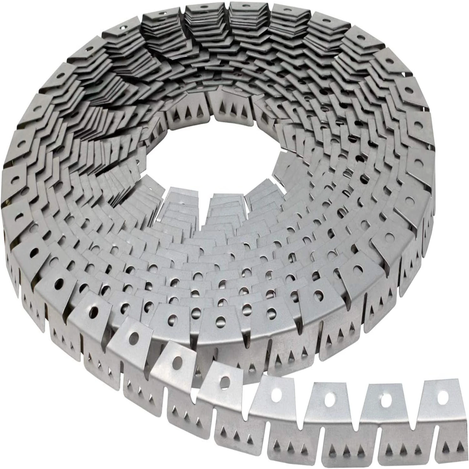 House2Home 20ft Curved Metal Upholstery Tack Strip Supplies-Easy Handling for Furniture, Chairs, Sofas-Enhanced Curve Ease G
