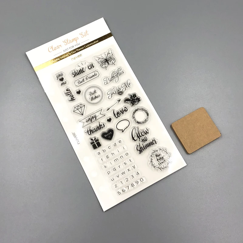 Filofax Scrapbooking For DIY Planner Journal Clear Stamp EM65316