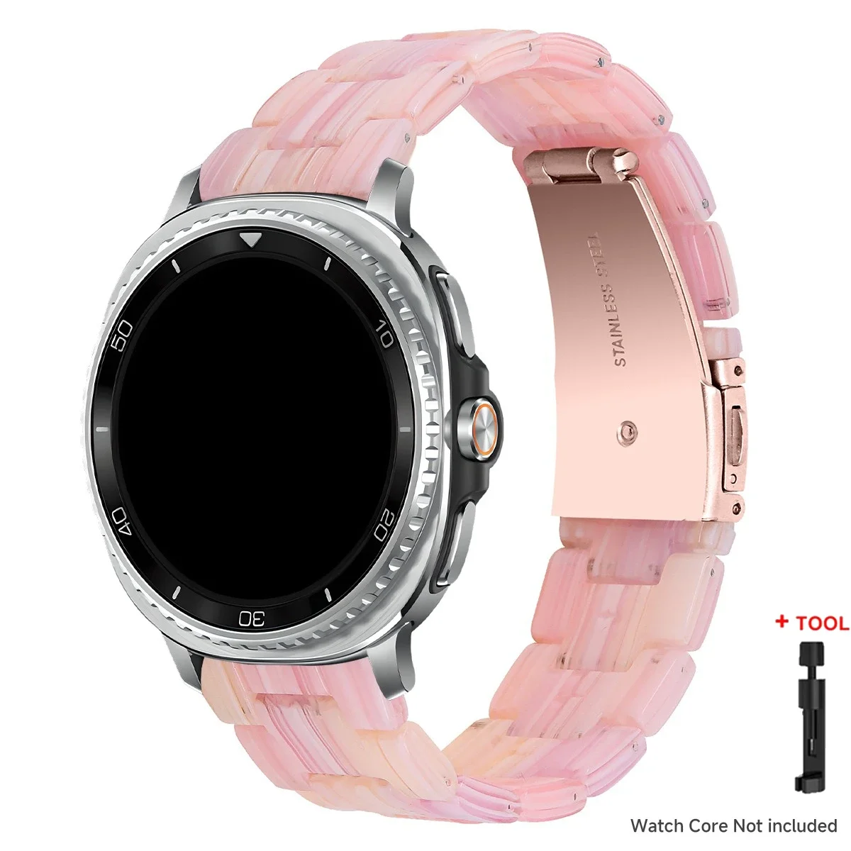Transparent Resin Band Women's Bracelet Strap