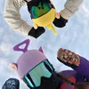 Ski Helmet Cover for Women Men Skiing Helmet Covers Decor Snowboard Washable Outdoor Sports Cute Knitted Helmets Accessories 3