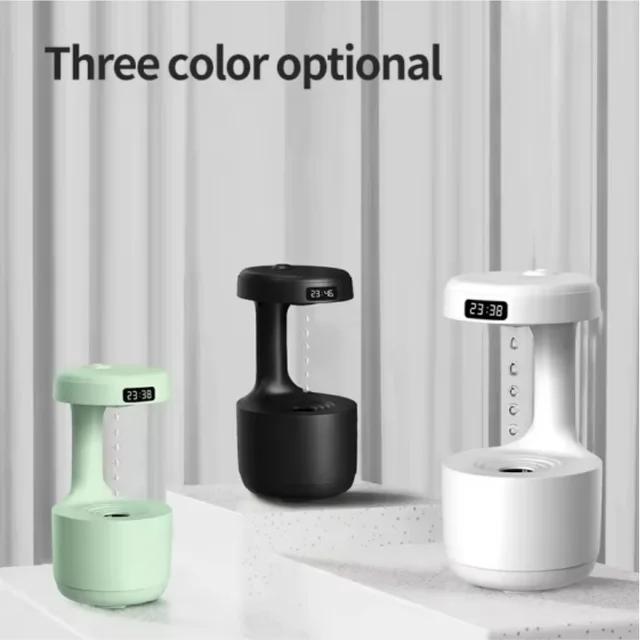 New Anti-Gravity Humidifier Desktop Mute 800ml Large Capacity Small Household Air Humidifier Bedroom Air Purification Fog 5