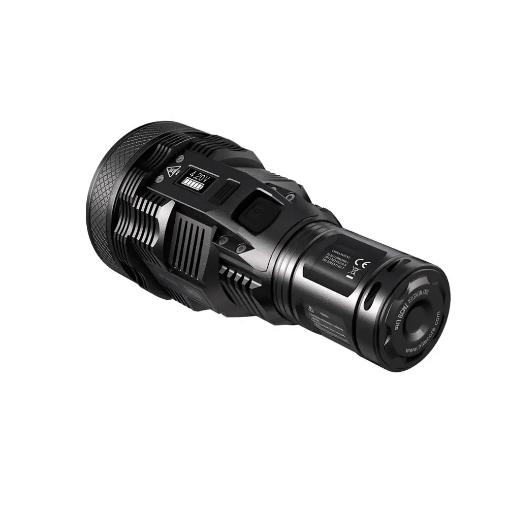 NITECORE TM39 Lite Flashlight OLED Screen SBT 90 GEN2 LED 5200LM beam 1500M Rechargeable Torch Hunting