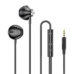 USB - C HiFi Surround Sound Wired In - Ear Headphones (Black 3.5mm)