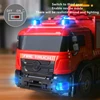 Fire Truck Robot RC car Transformation Robot Vehicle Light Action Toys Engine Excavator Car Truck Construction Toys Kids Gift 5