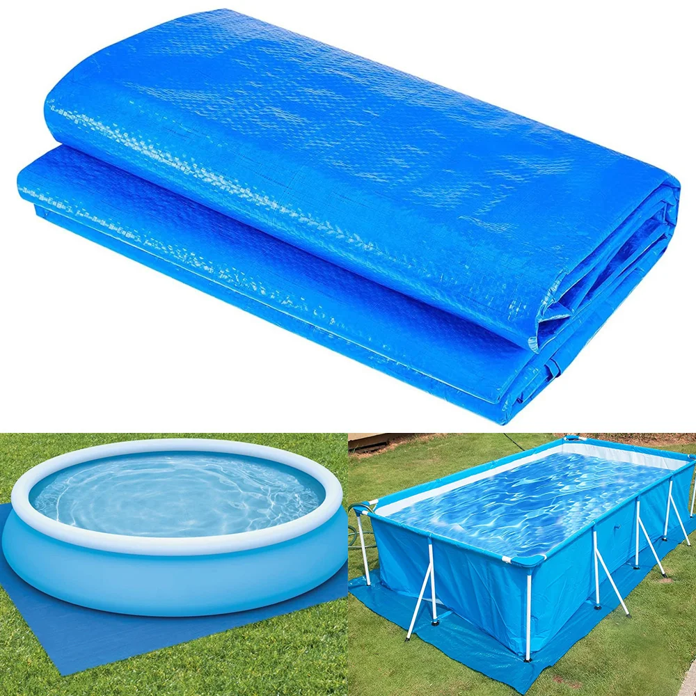PE-Waterproof-Pool-Mat-Heavy-Duty-Rectangular-Pool-Ground-Floor-Cloth ...