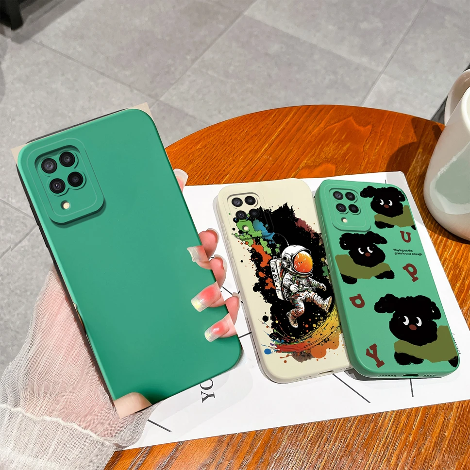 Cute Creative Style Soft Liquid Silicone Shockproof Anti-Slip Phone Case
