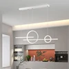 Smart LED Pendant Light Restaurant Hanging Lamp Remote Control Adjustable Color Temperature Brightness Living Room Home Lights 3