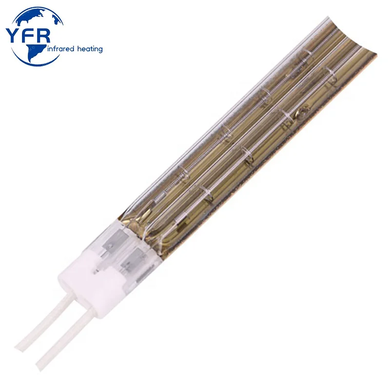 

Infrared Ir Halogen Heat Lamps carbon fiber heat lamp twin tube gold coated infrared carbon emitter