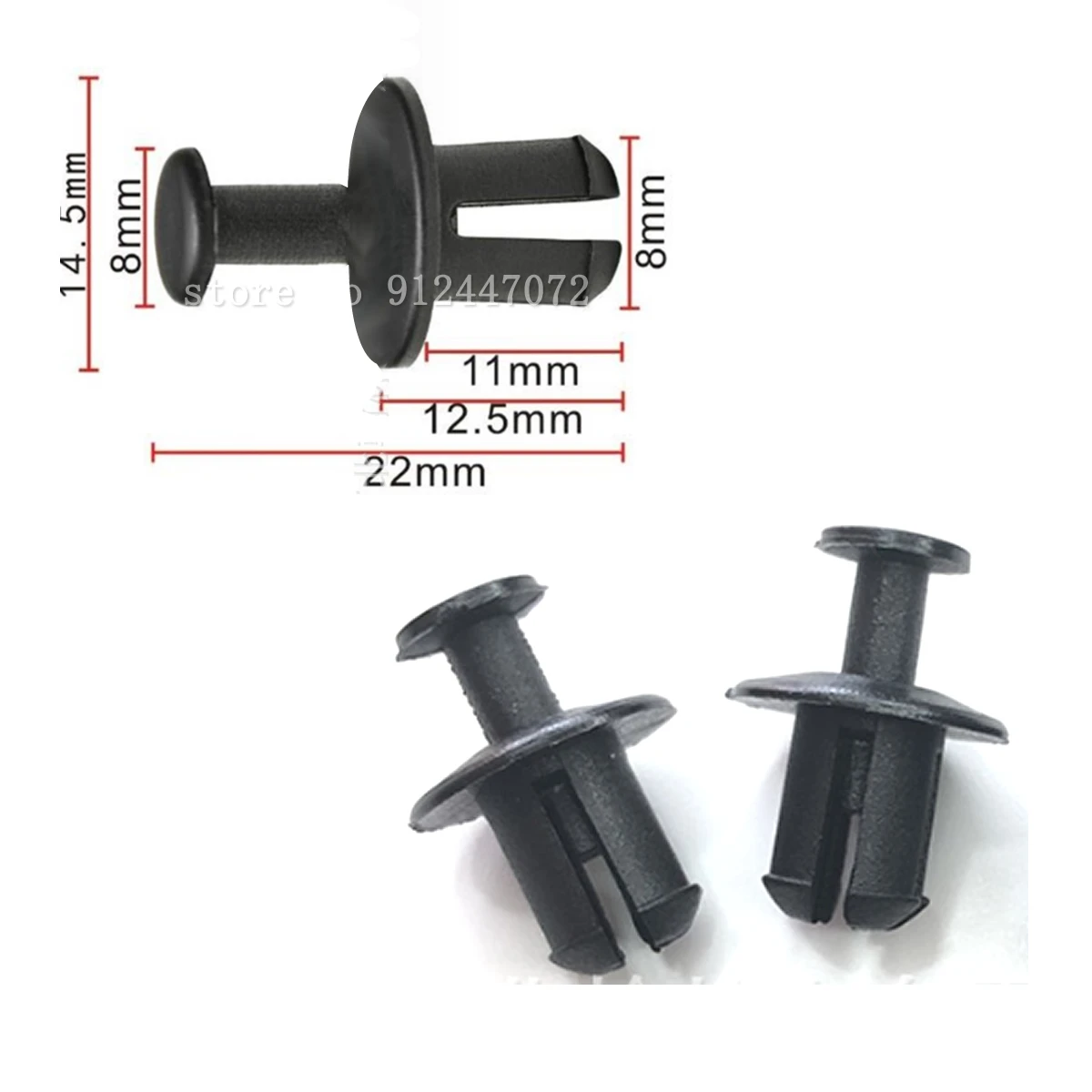 500X Spreiznieten Clip Kfuhler Per Bmw E87 E36 E46 E39 E60 E61 F07 17111712963